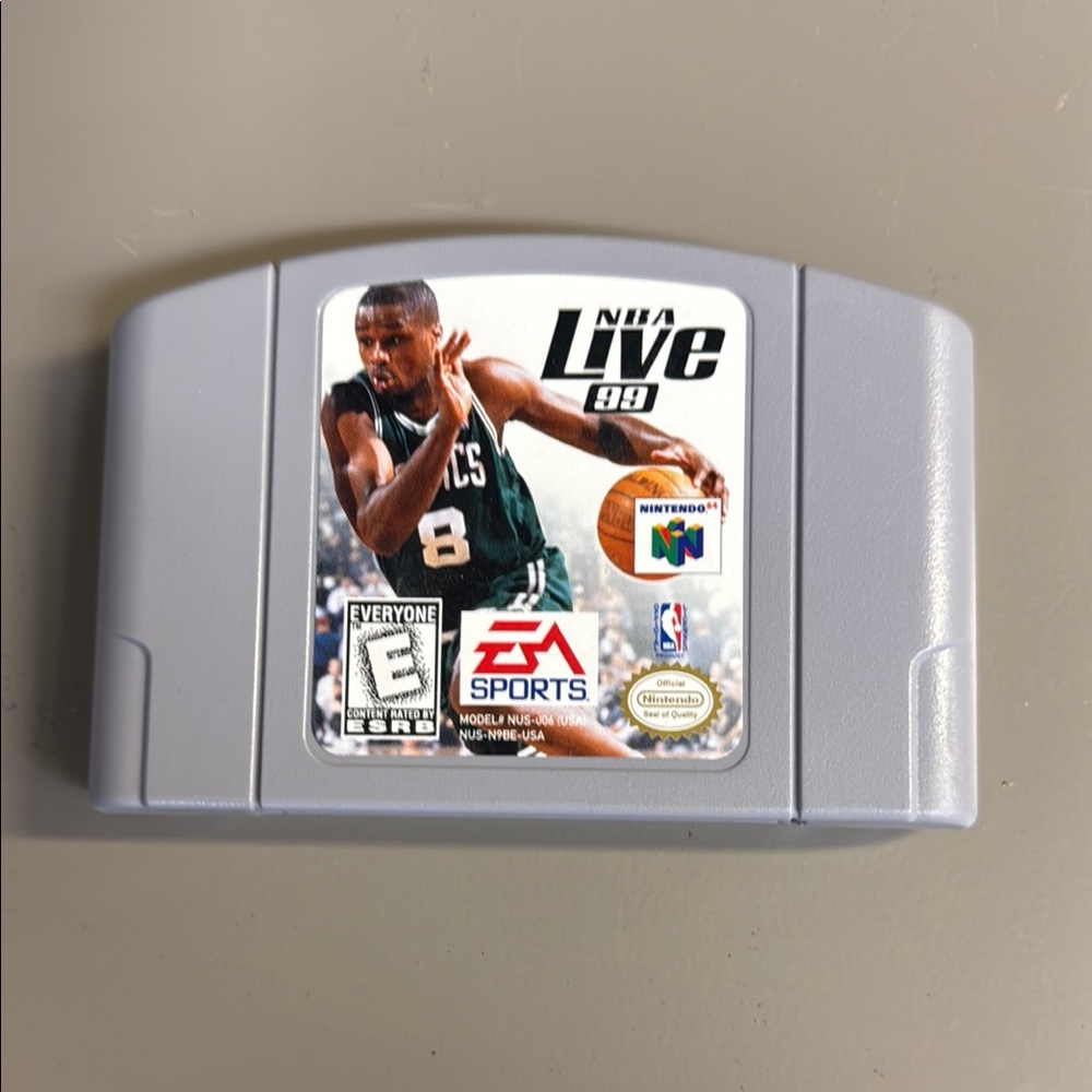 Nintendo 64 NBA Live 99 Video Game Cartridge